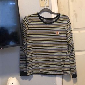 Dickies Women Striped Long Sleeve T-Shirt